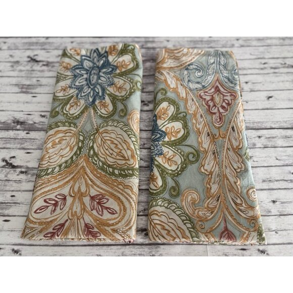 Pottery Barn Other - Pottery Barn Multi Catrina Print Euro Large Square Pillow Cover Shams PAIR 30”